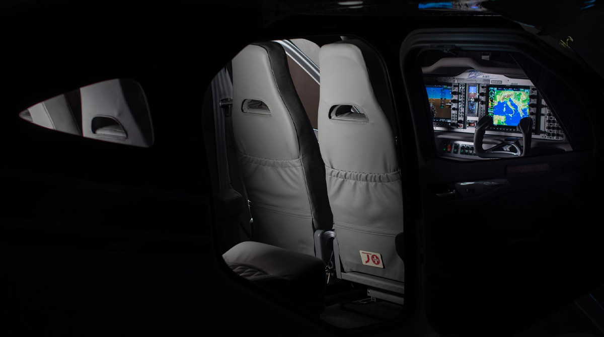 P2010 by Tecnam Interior Back View
