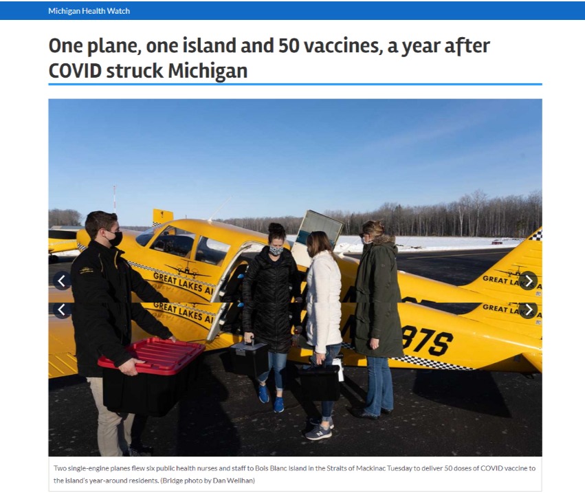 NATA - One plane, one island, 50 vaccines_hero