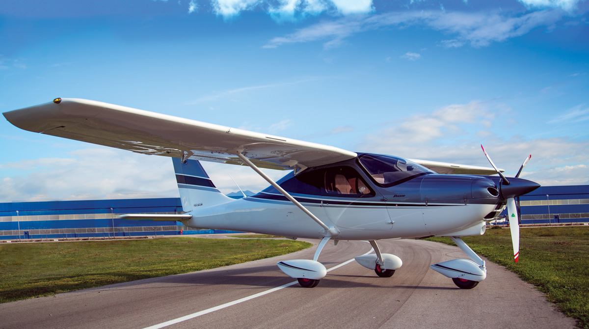 P2008 Single Engine Aircraft on the ground