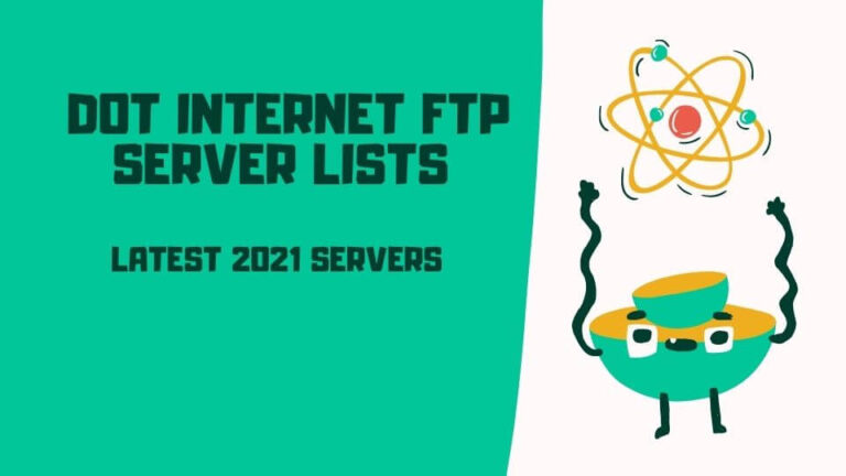 dot internet ftp servers lists